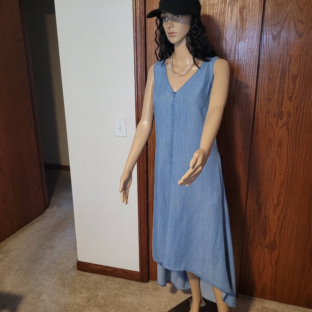 EUC/  NYC Denim Hi Low Dress